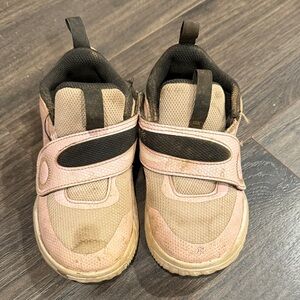 Nike Kids Pink and Black Shoes size 10 kids 8:5